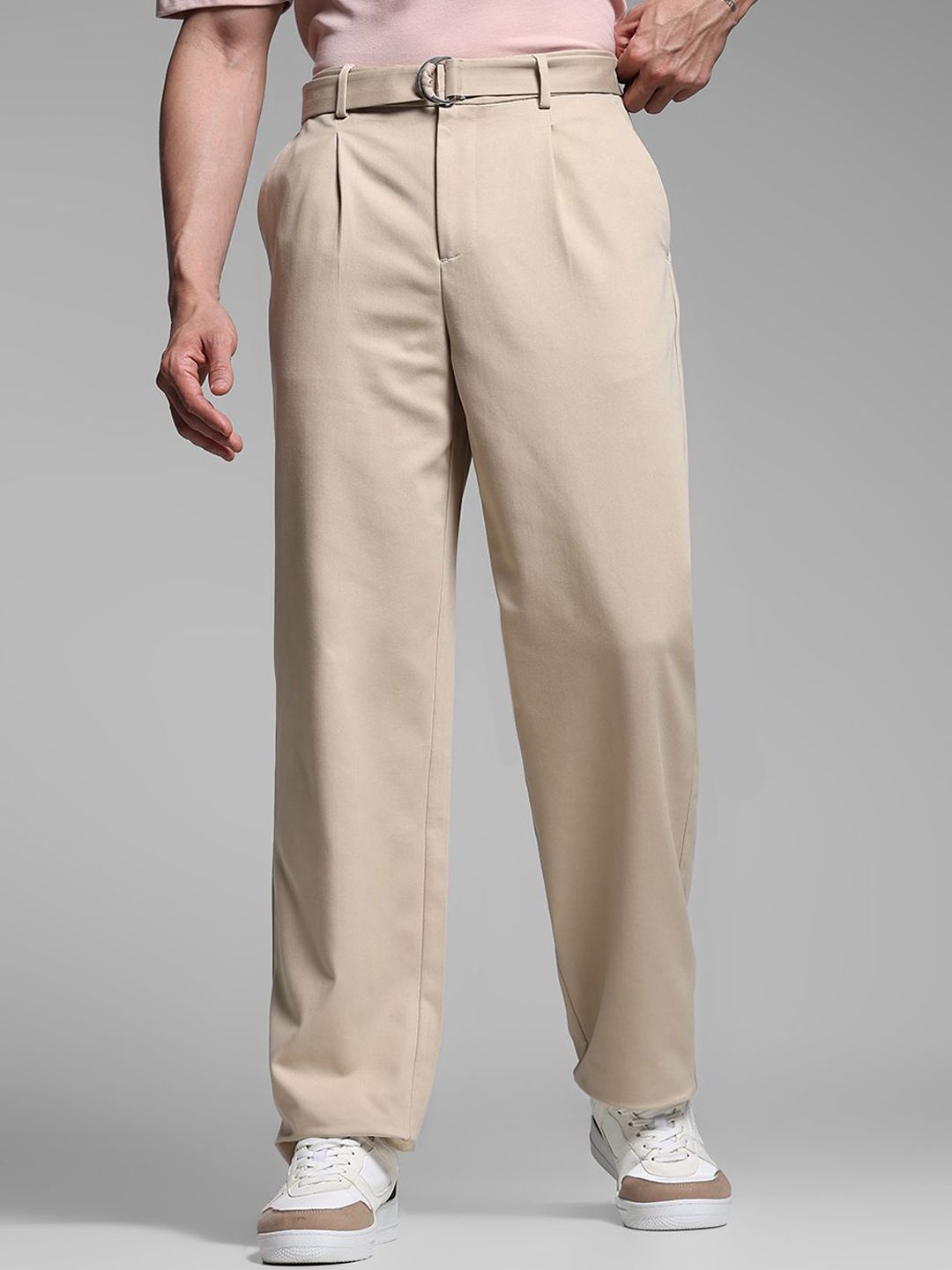 Jack & Jones Men Loose Fit High-Rise Trousers-picture-28