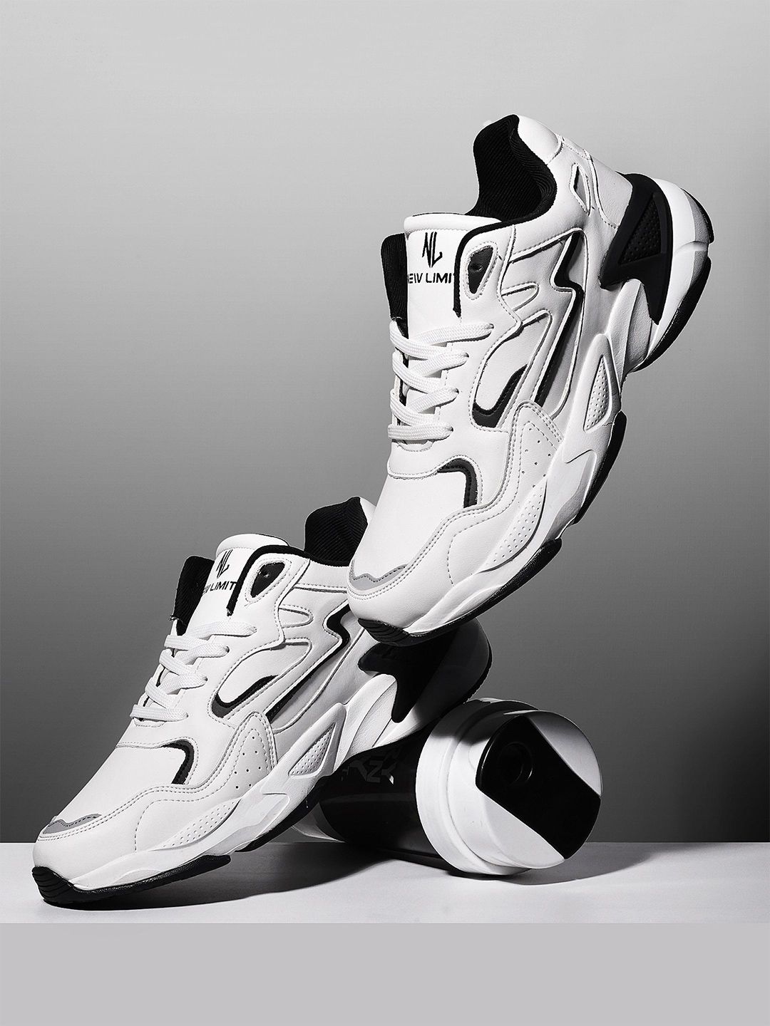 NEW LIMITS Men Running Non-Marking Shoes-image-3