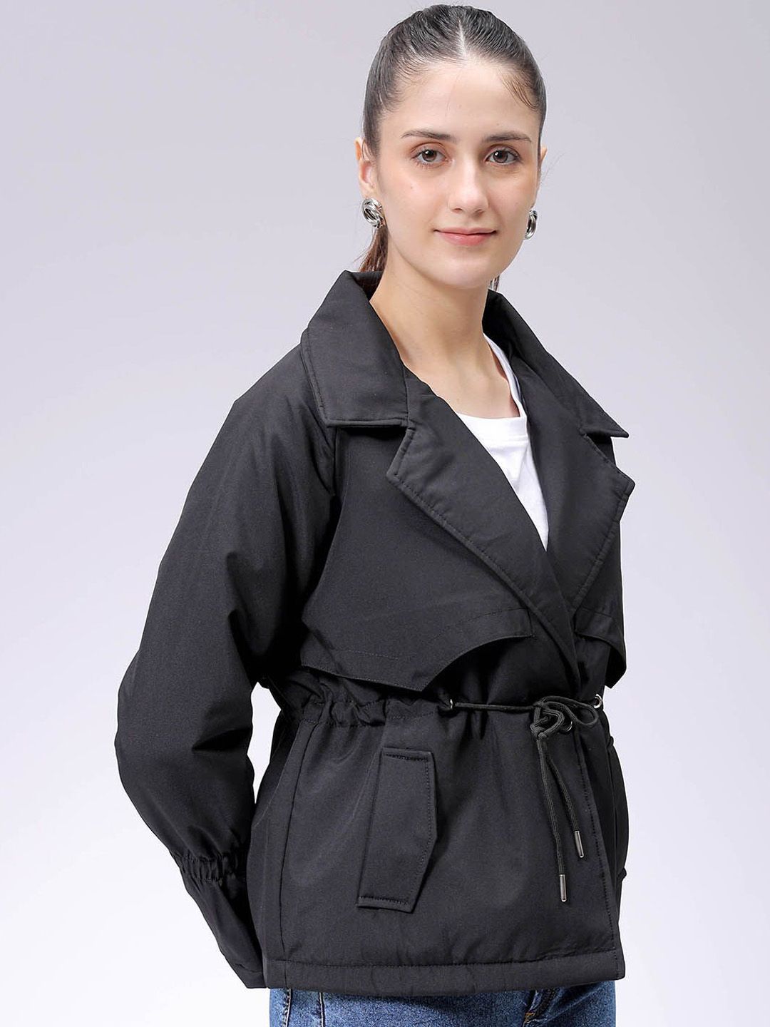 Freehand by The Indian Garage Co Women Single-Breasted Overcoat