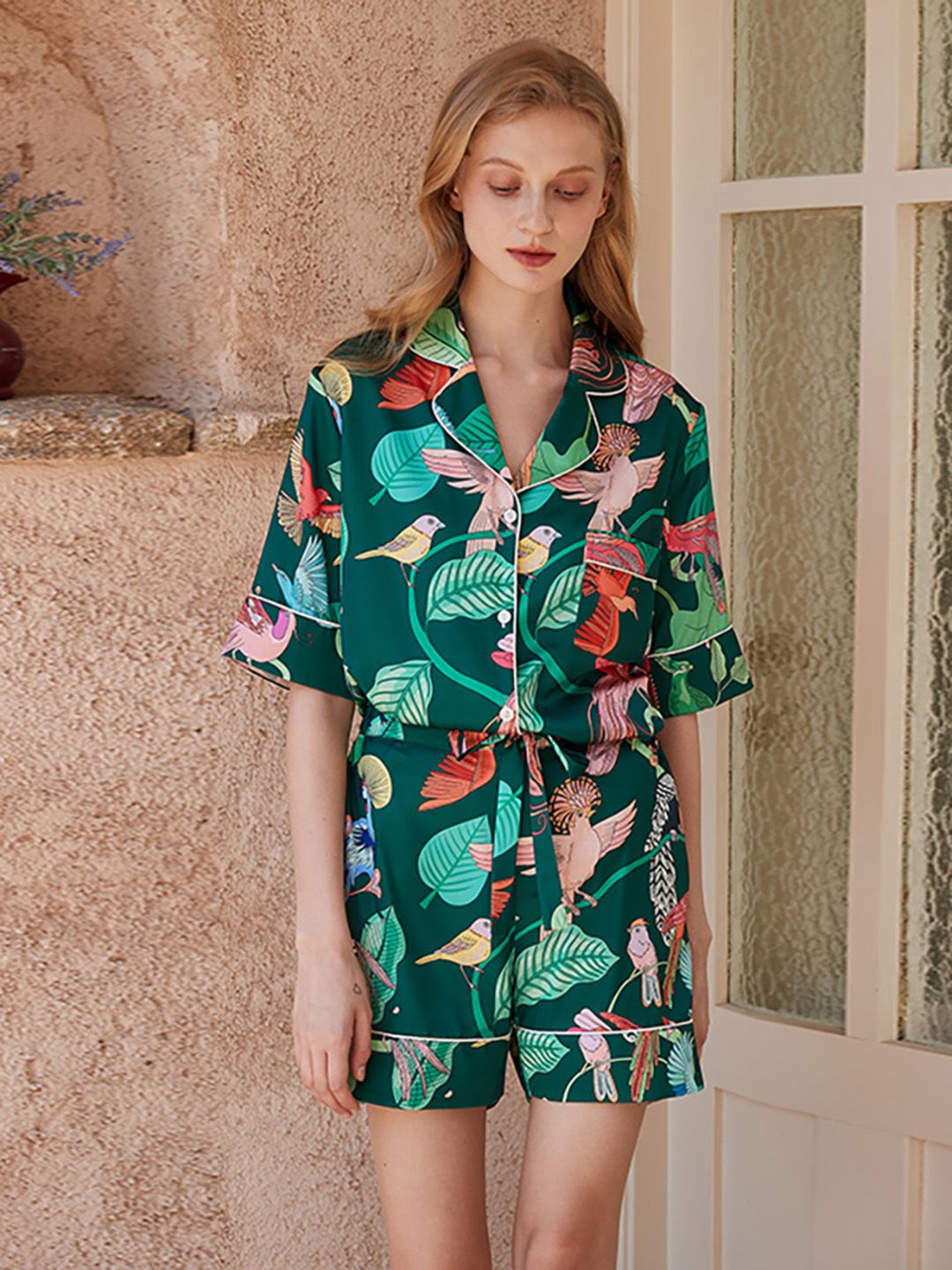 JC Collection Women Printed Short Sleeves Night suit-picture-20