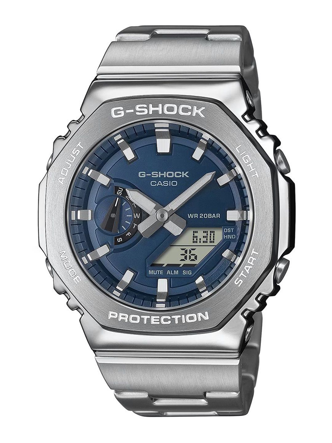 CASIO Men Round Dial Analogue and Digital Chronograph Watch G1613-picture-15