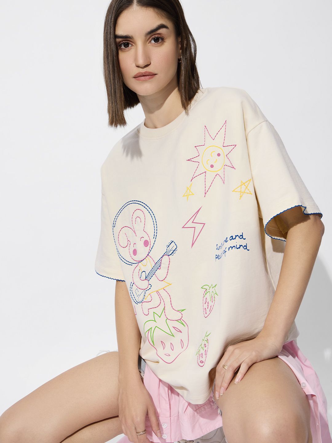 The Souled Store Women Printed T-shirt-picture-42