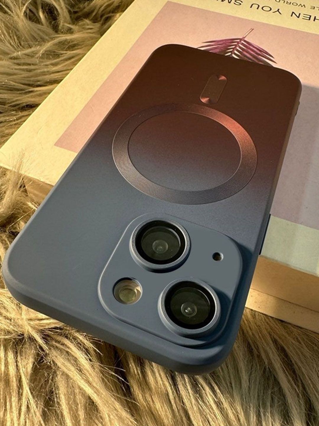 Luxury Kase Solid Printed iPhone 15 Back Case Mobile Accessories