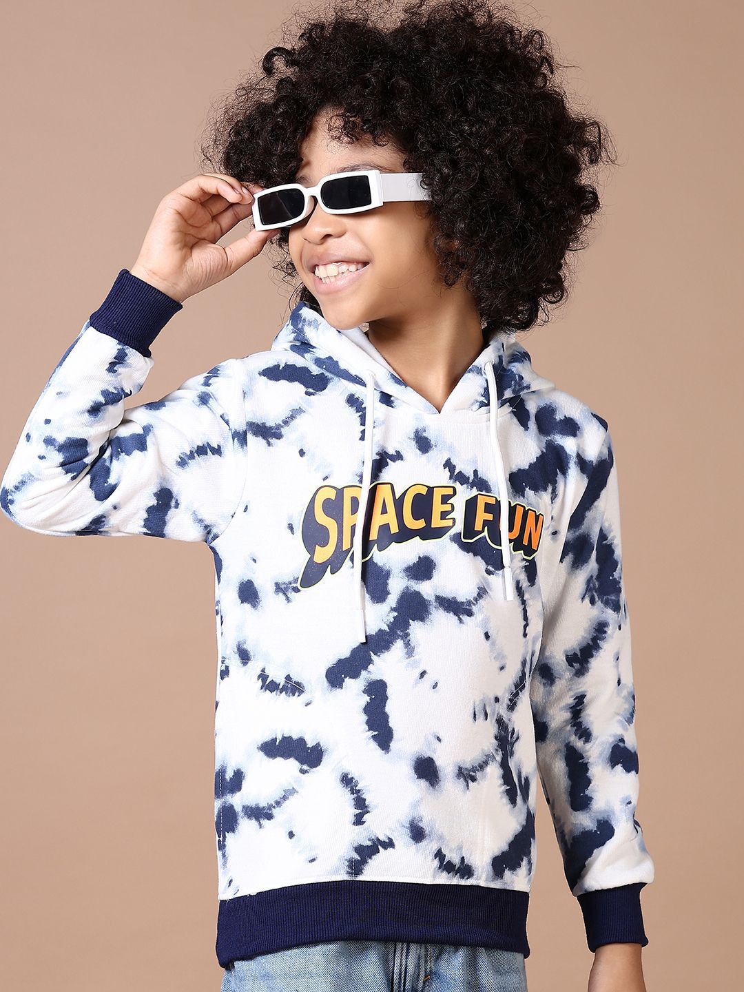 V-Mart Boys Cotton Typography Printed Hooded Pullover Sweatshirt-picture-30