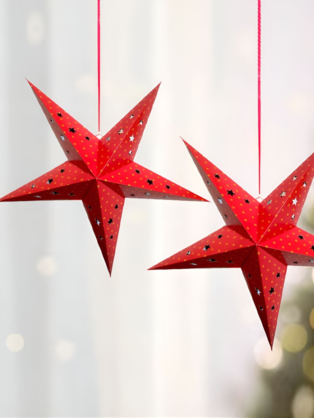 Special You 2-Pcs Red Star Hanging-picture-41