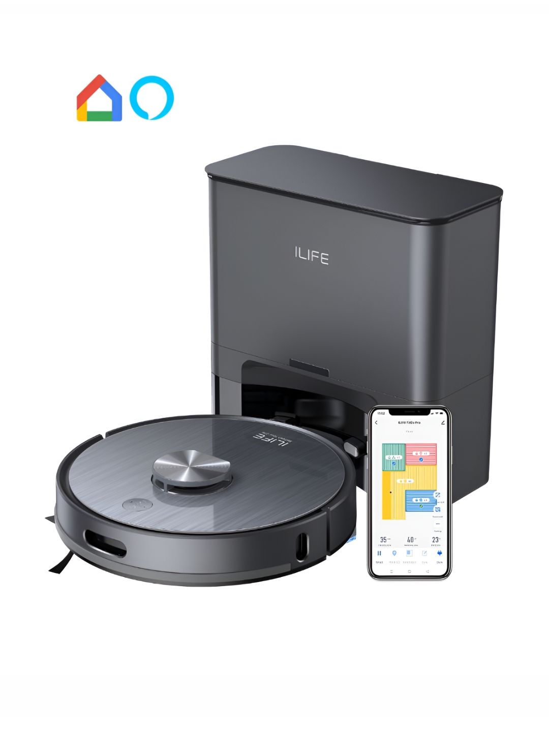 ILIFE T20s Pro Self-emptying Robotic Vacuum Cleaner-picture-22