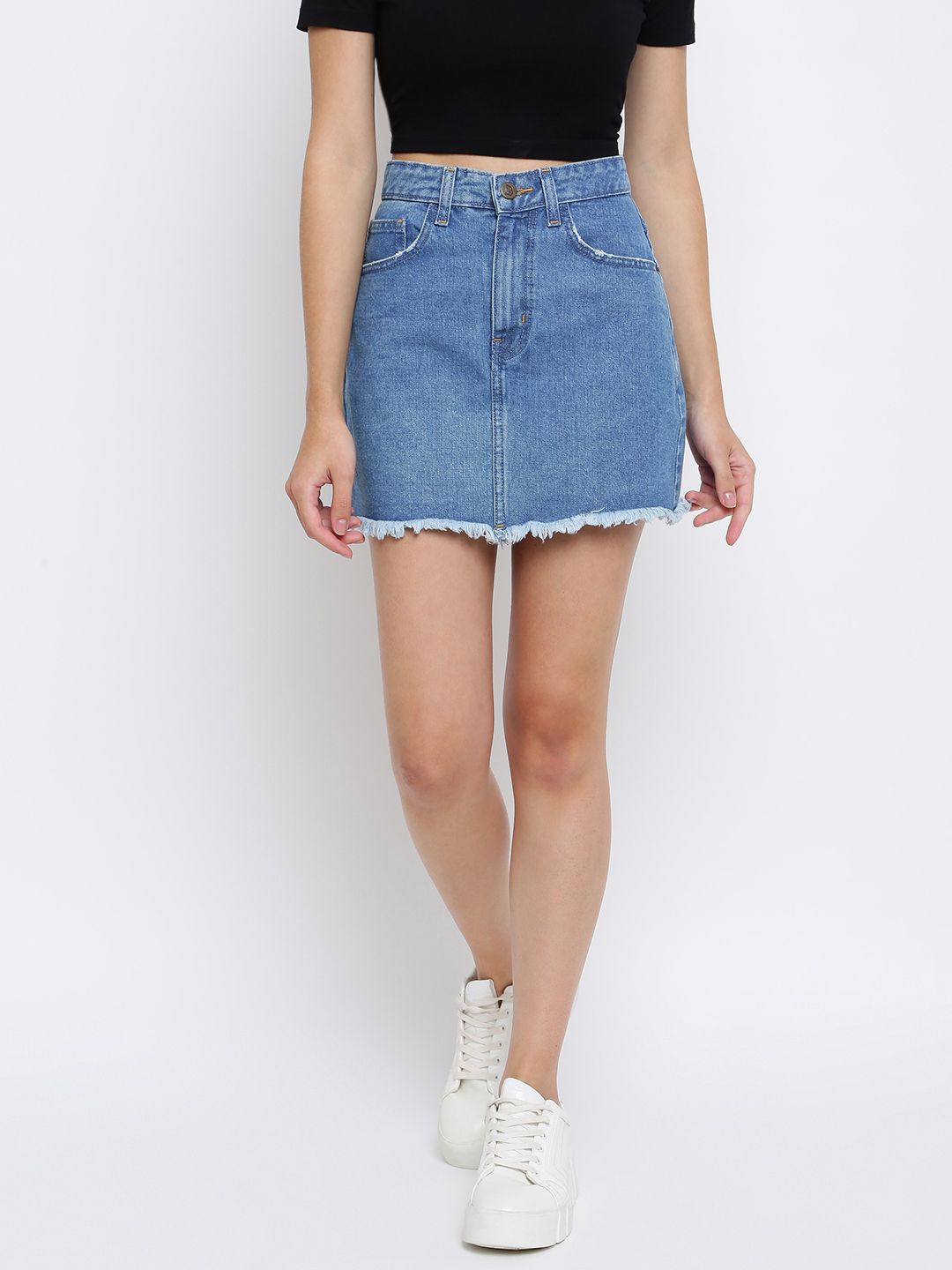 Belliskey Denim Cotton Mini Skirt-picture-26