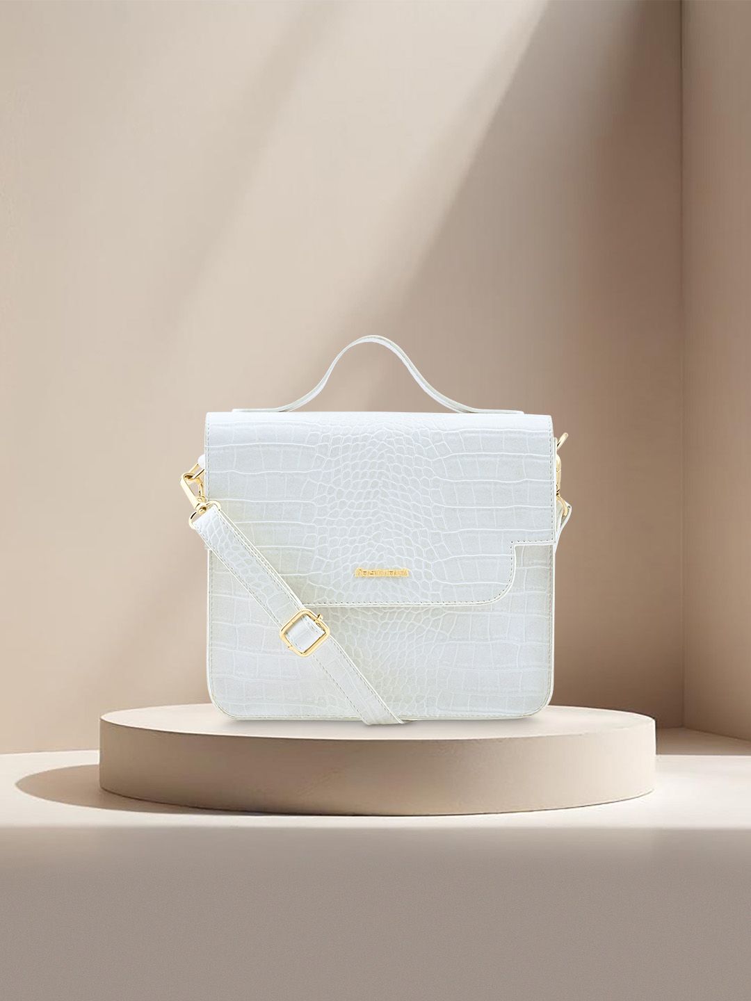 Fastrack Textured Structured Satchel with Bow Detail-picture-28