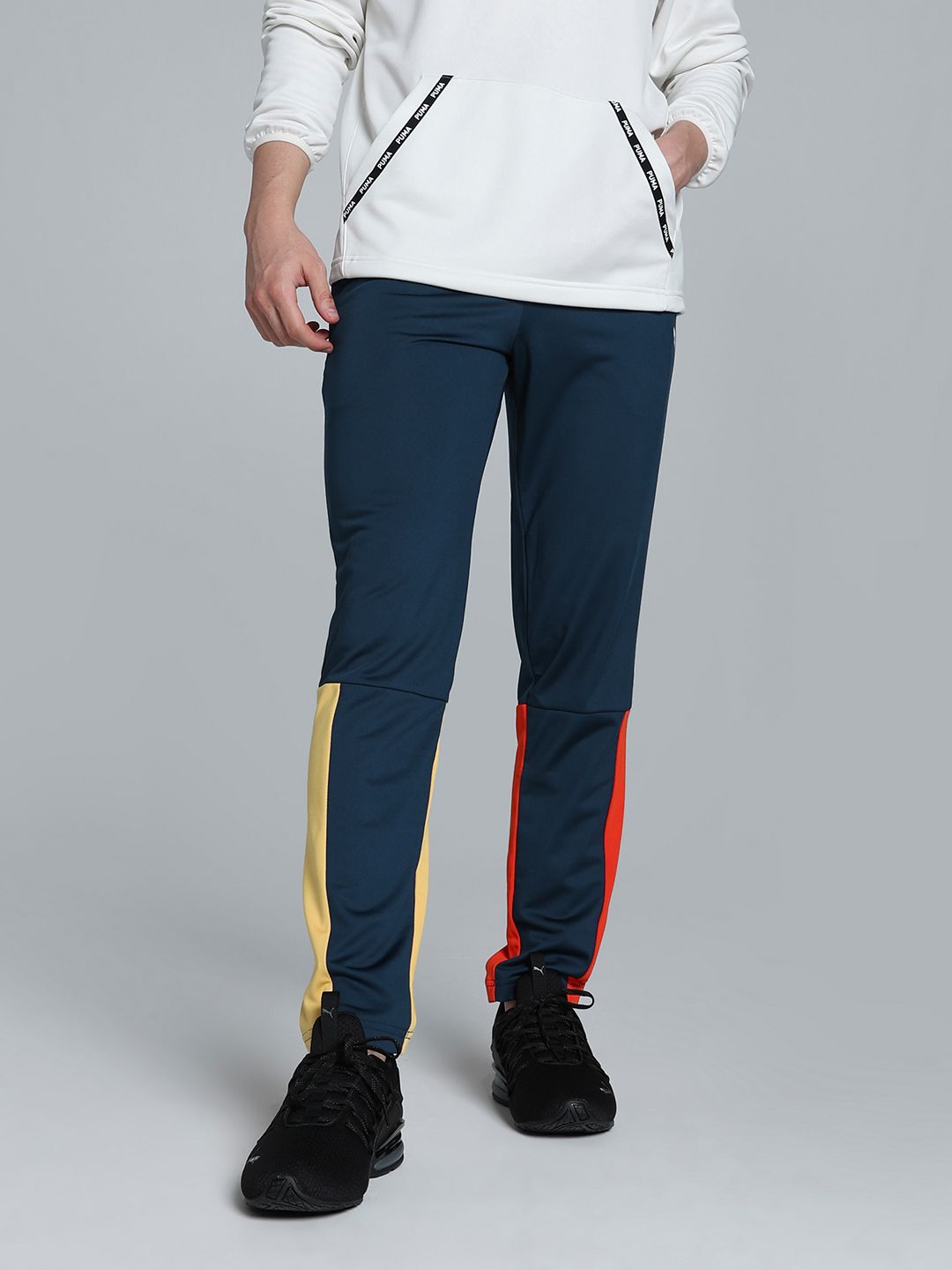 Puma Active Men Colorblocked Mid Rise Training Track Pants-picture-18