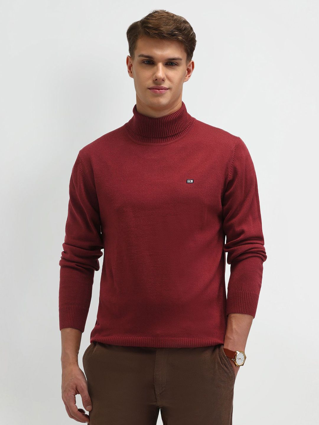 Arrow Sport Men Turtle Neck Long Sleeves Pullover Sweaters-picture-21