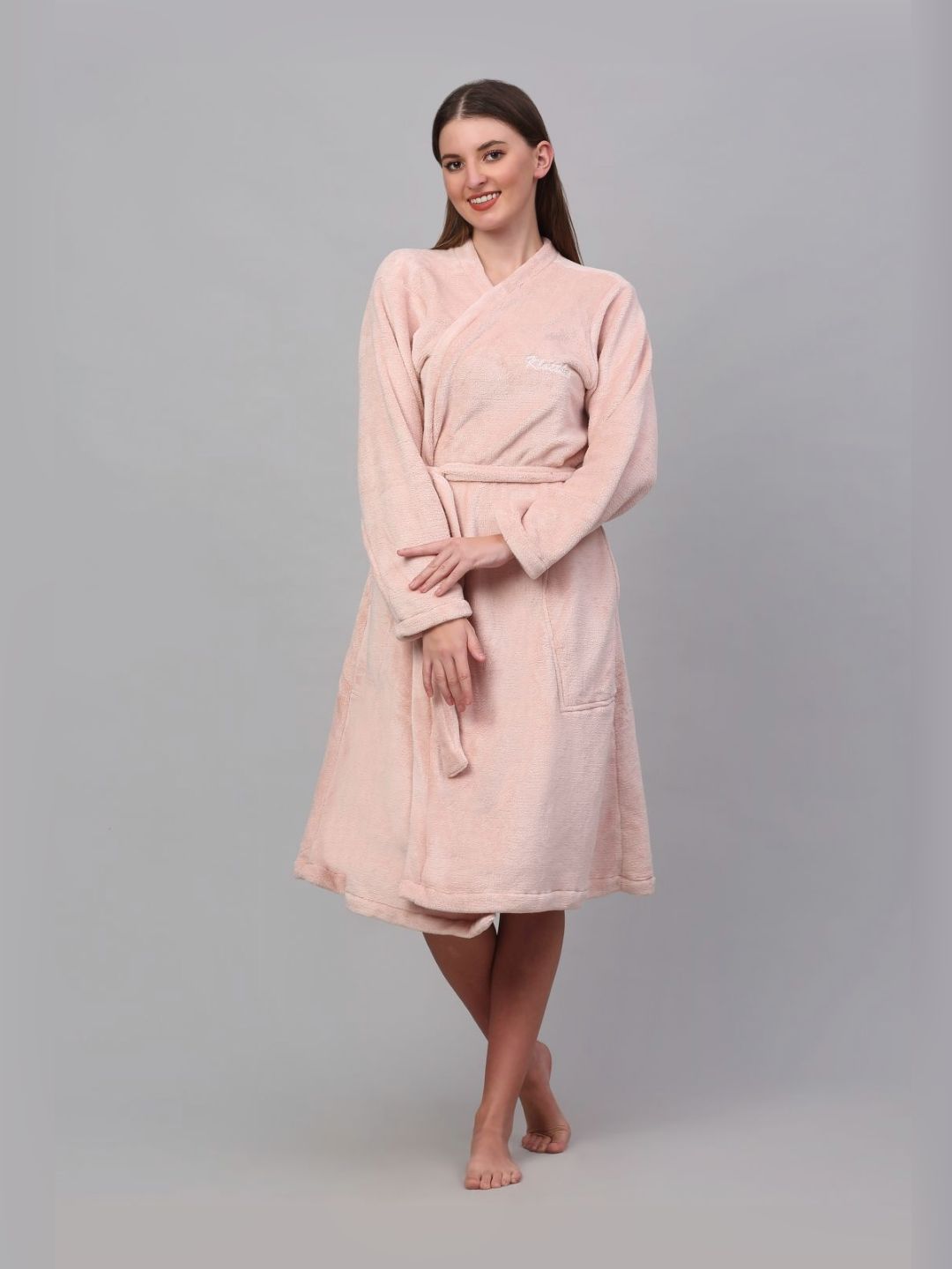KLOTTHE Bath Robe With Belt-image-48