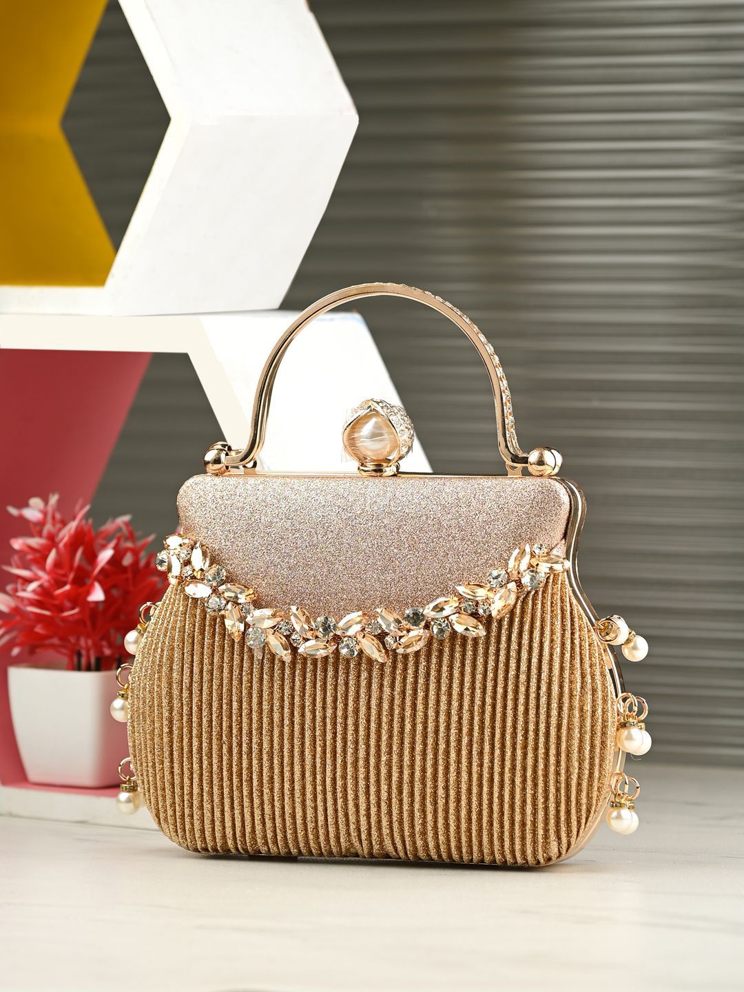 DressBerry Embellished Box Clutch-picture-20