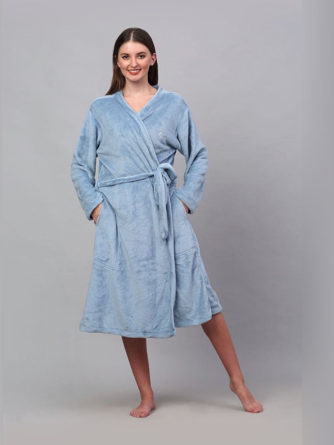 KLOTTHE Bath Robe With Belt-picture-29