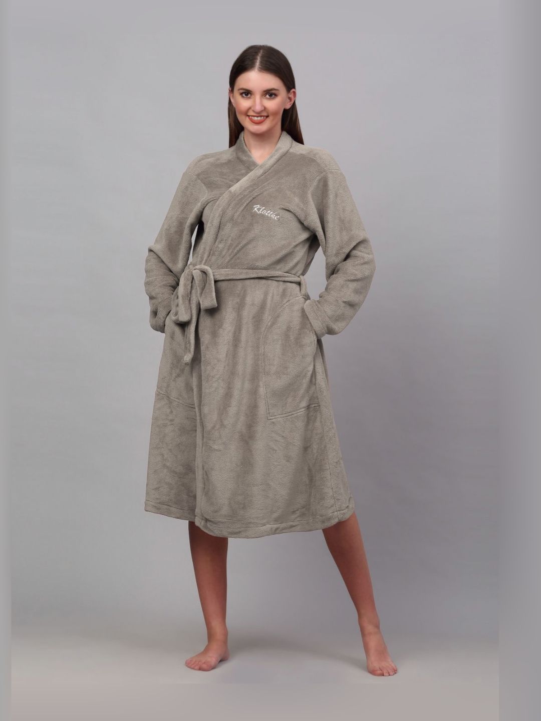 KLOTTHE Bath Robe With Belt-image-40