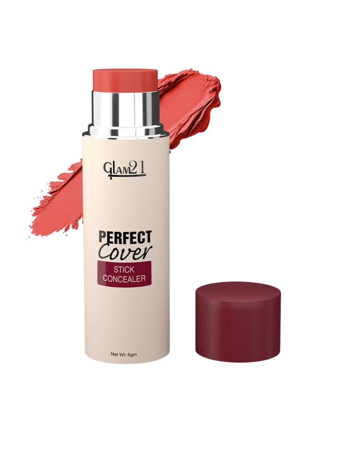 GLAM21 Perfect Cover Waterproof Stick Concealer- 6 g- Sand Stone 06-image-42