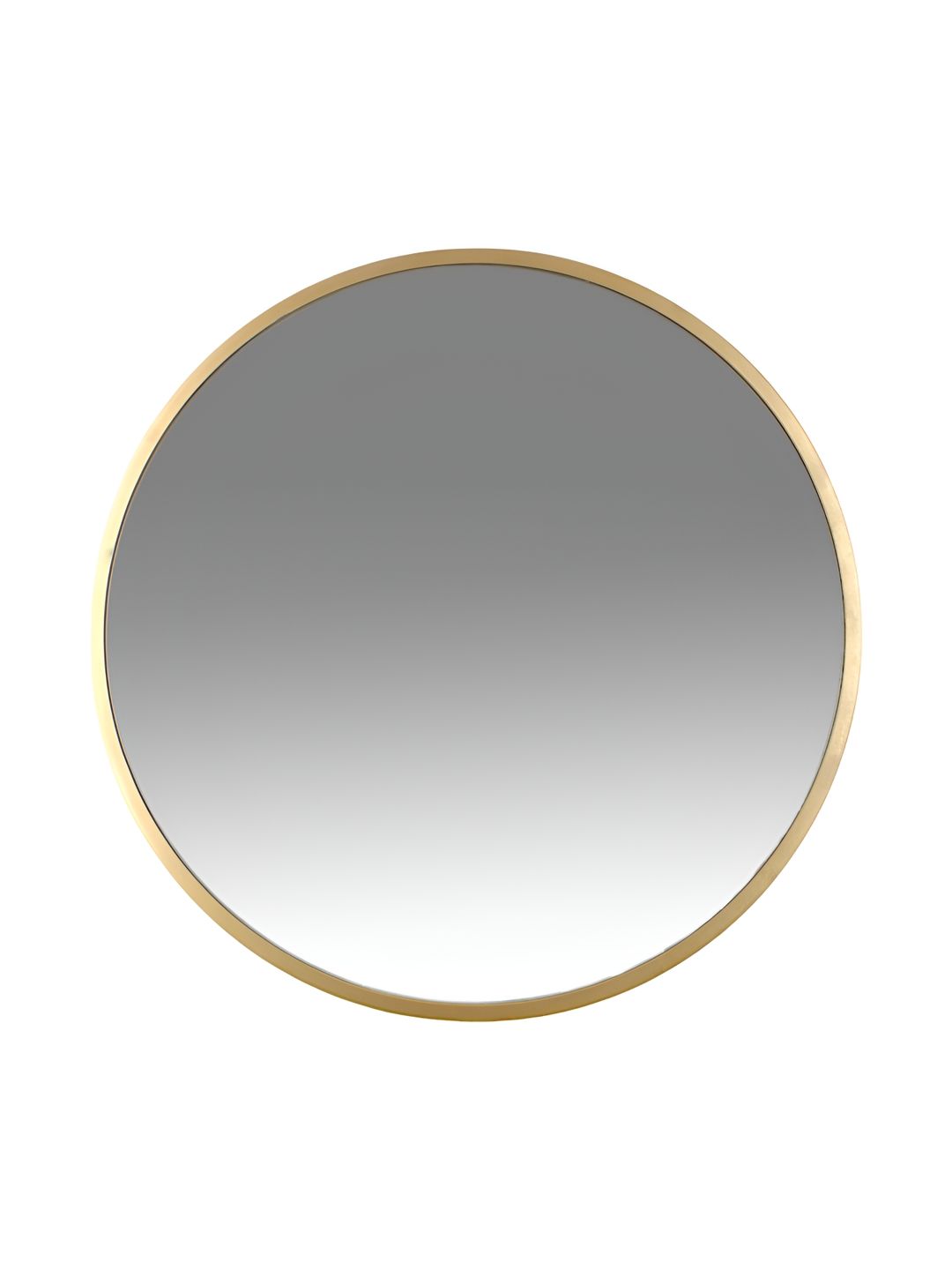 Hind Decor Round Metal Wall Mirror