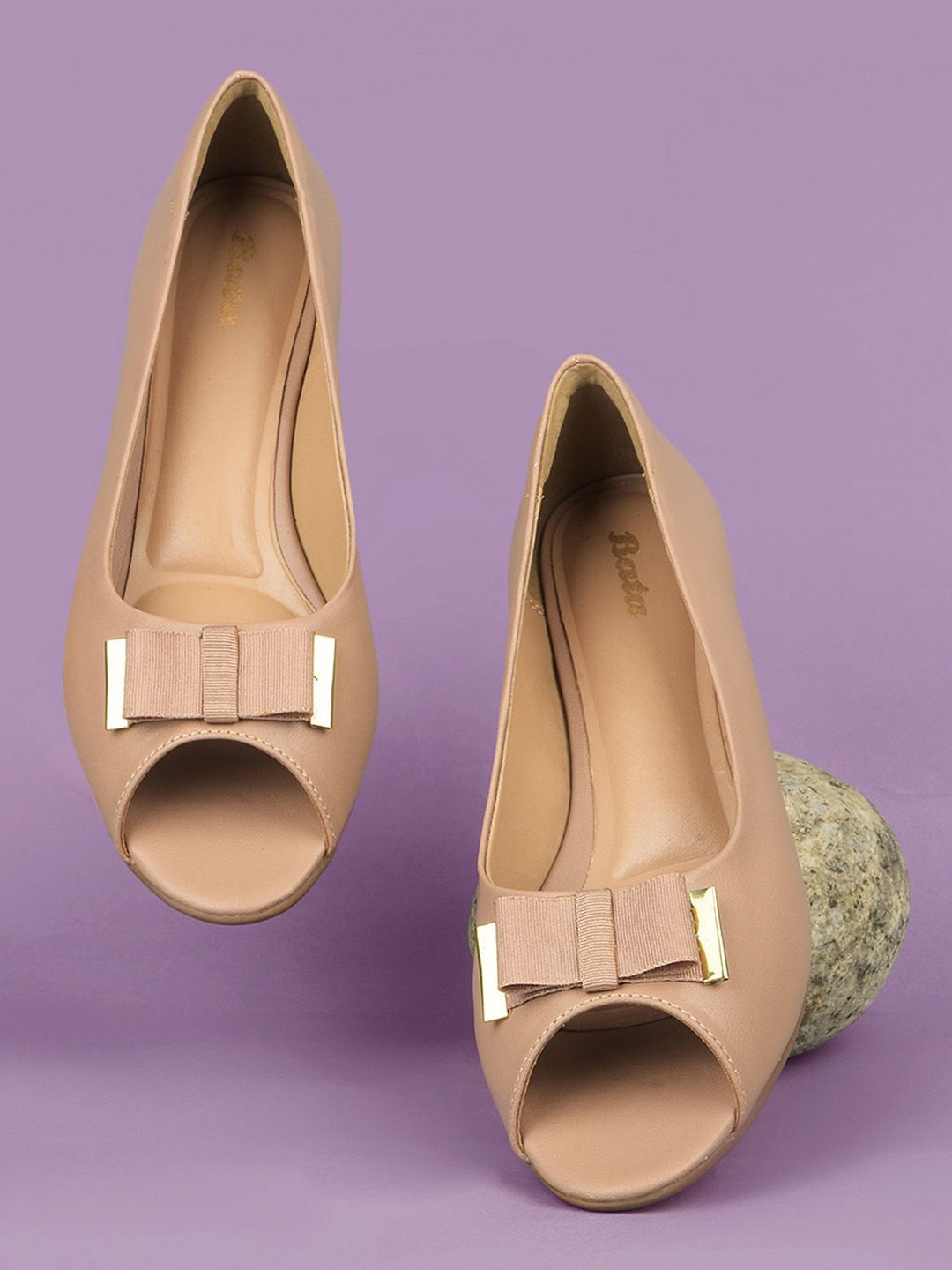 Bata Women Comfort Heel Peep Toes Pumps-picture-11