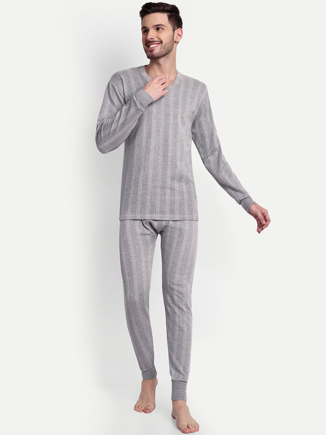 ZEFFIT Cotton Striped Thermal Set-picture-24