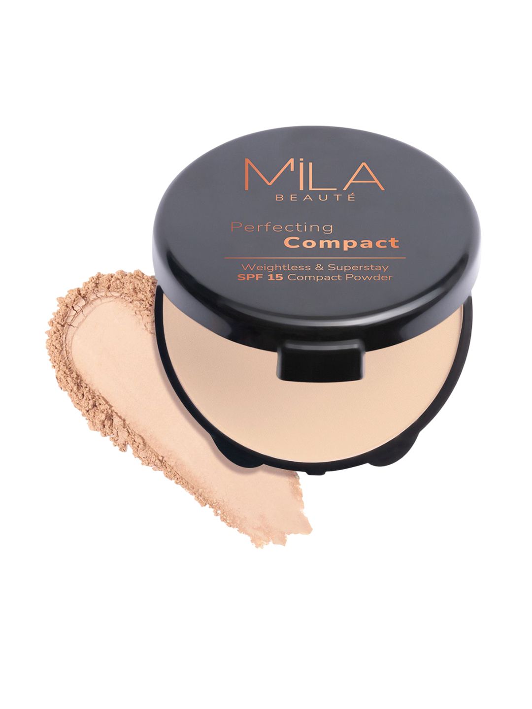 MILA BEAUTE Perfecting Weightless & Superstay SPF 15 Compact Powder - 16 g - Beige-picture-50