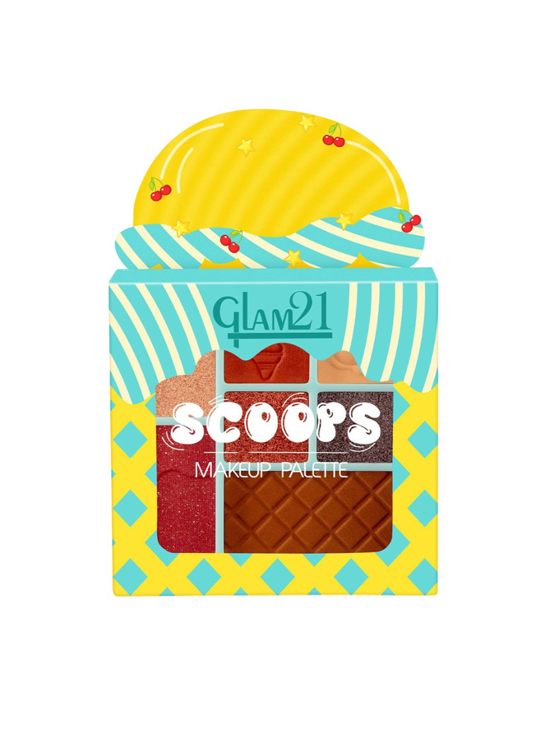 GLAM21 Scoop Makeup Palette - 15 g - Sundae Fundae-picture-2