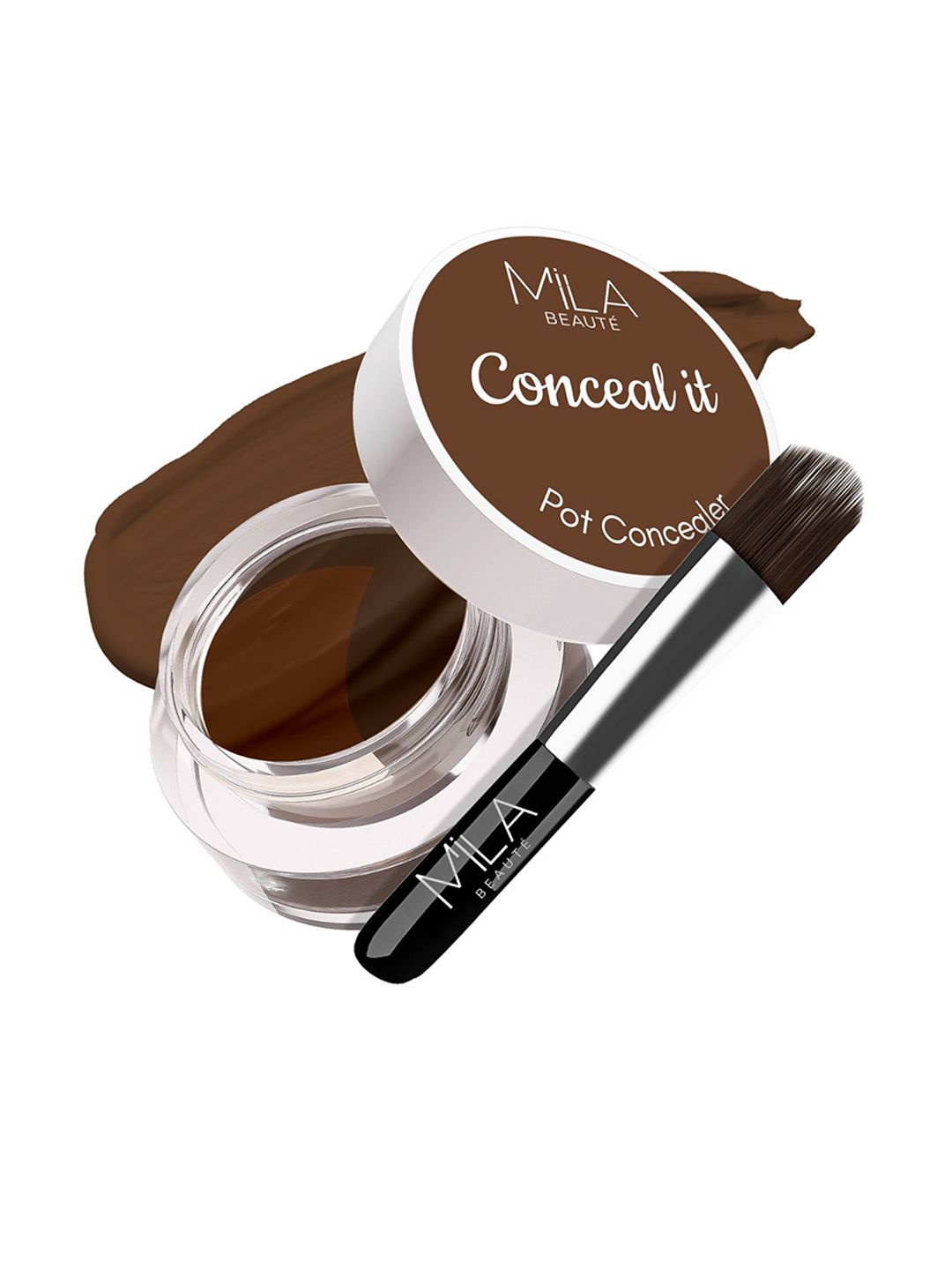 MILA BEAUTE Conceal It Pot Concealer Enriched With SPF 15 & Vitamin E - 4 g - Rich Coco-picture-27