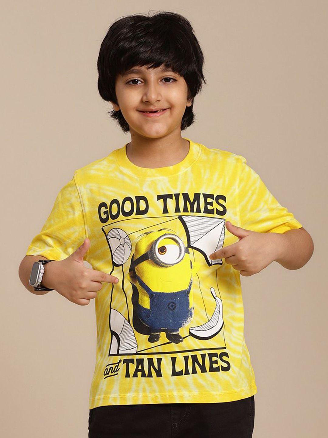 Kids Ville Boys Minions Printed Pure Cotton T-Shirt-picture-20
