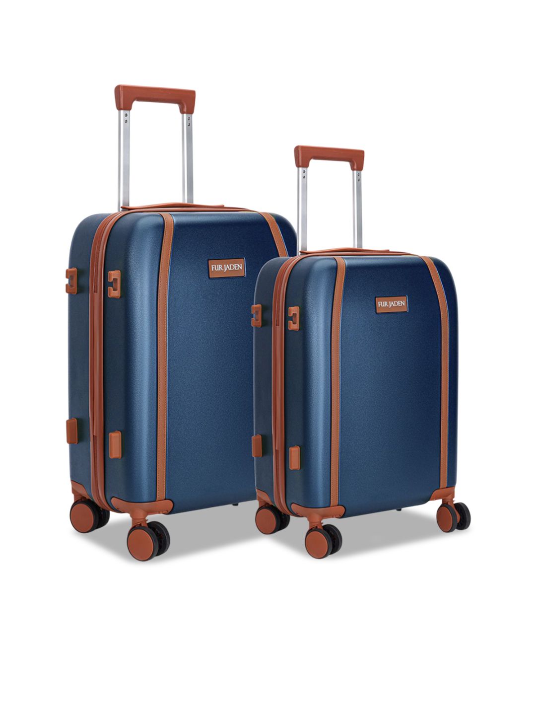 FUR JADEN the wayfarer Set Of 2 Hard-Sided Medium & Cabin Trolley Bag-picture-23