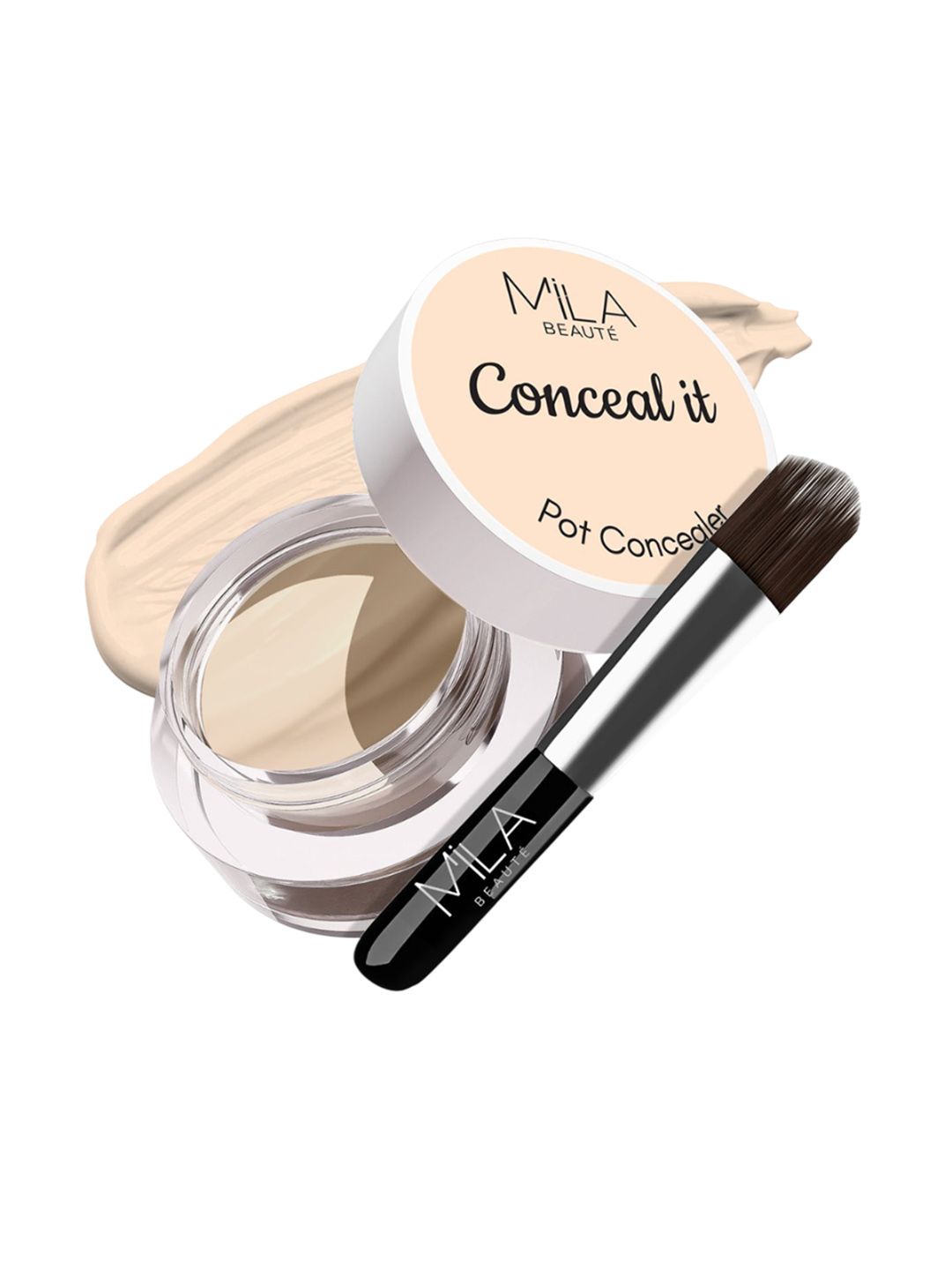 MILA BEAUTE Conceal It Pot Concealer Enriched With SPF 15 & Vitamin E - 4 g - Light Ivory-picture-24