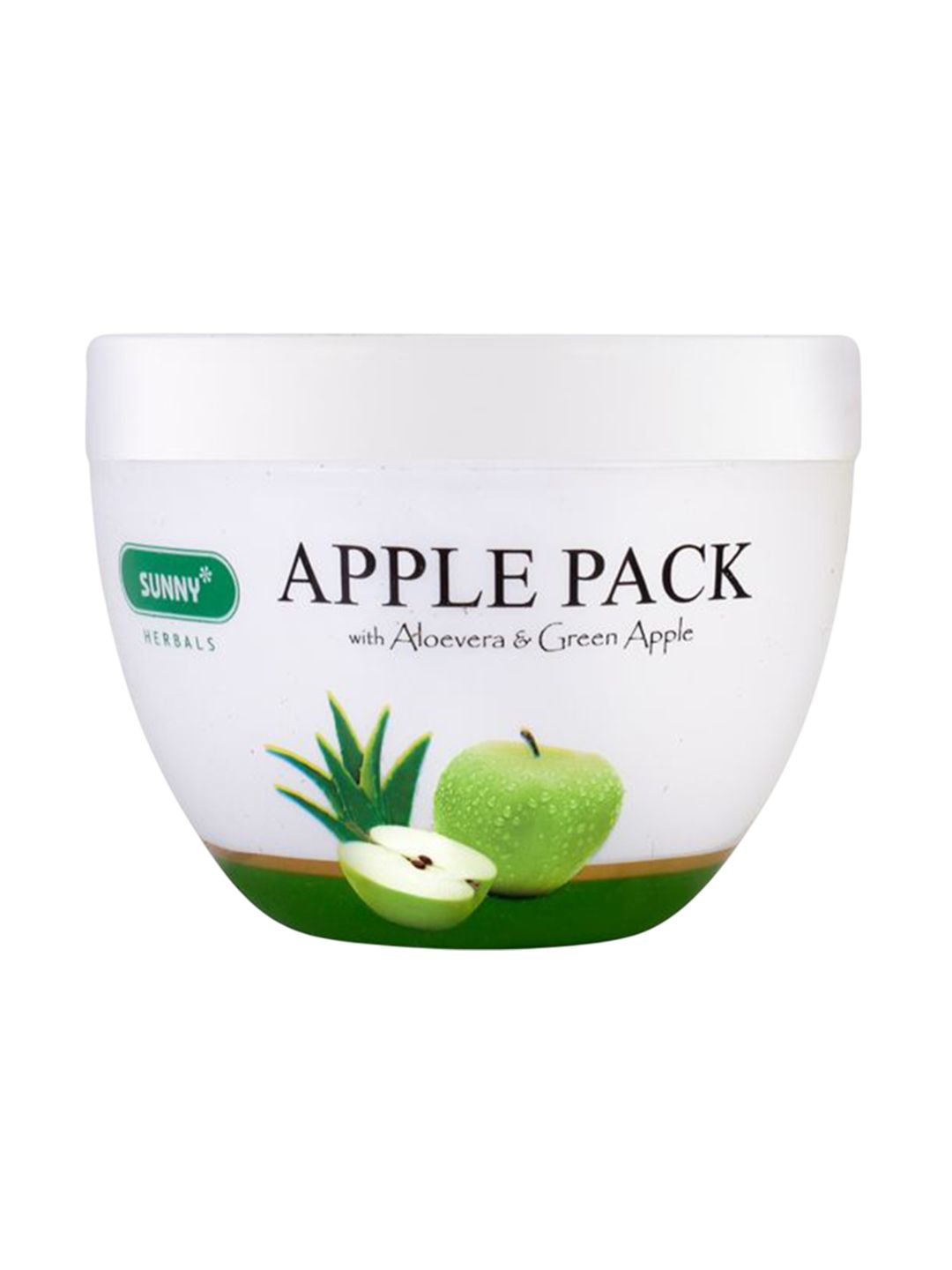 SUNNY HERBALS Green Apple Pack With Aloevra & Almond Oil - 150 g-picture-12