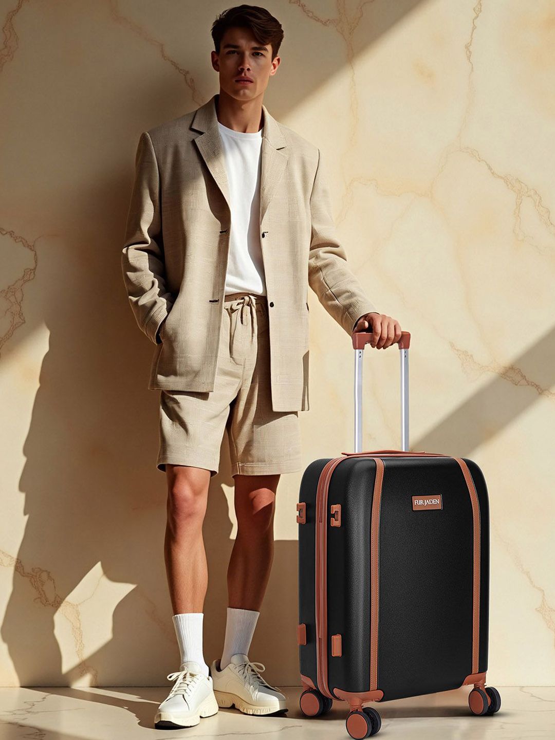 FUR JADEN Set Of 2 Wayfarer Hard-Sided Trolley Suitcase-picture-43