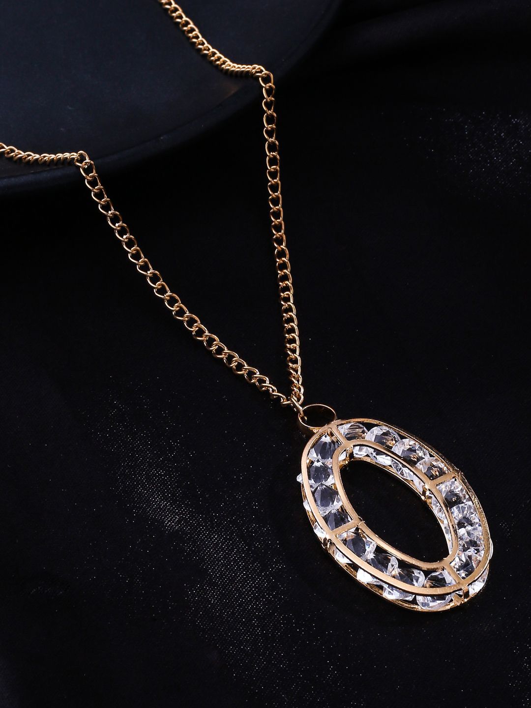 NVR Girls Brass Gold-Plated Necklace-image-38