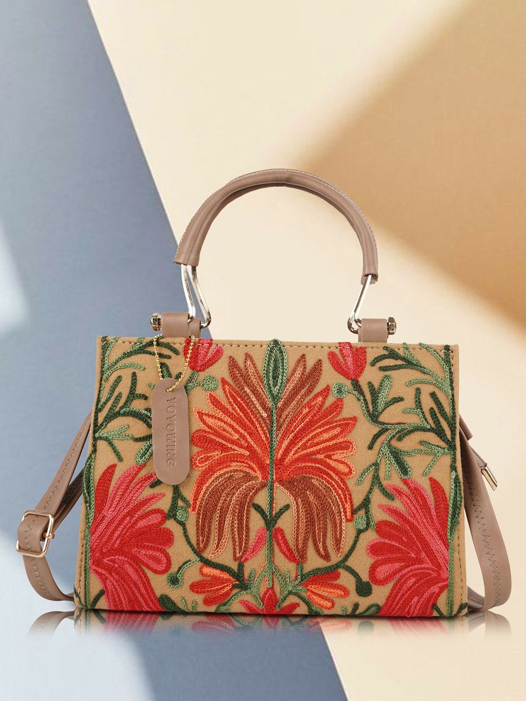 YOYOWING Colourblocked Bucket Tote Bag-picture-30