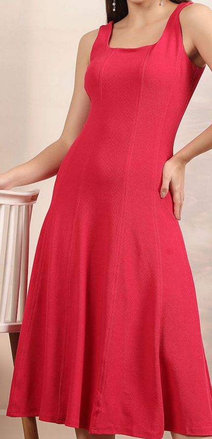 Aayu Women Seath Swiss Dot Dress