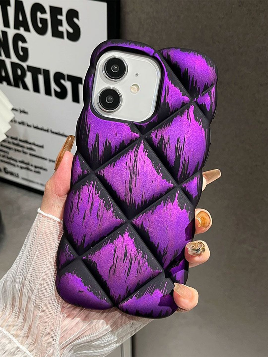 Luxury Kase Geometric Printed iPhone 11 Back Case Mobile Accessories-picture-29