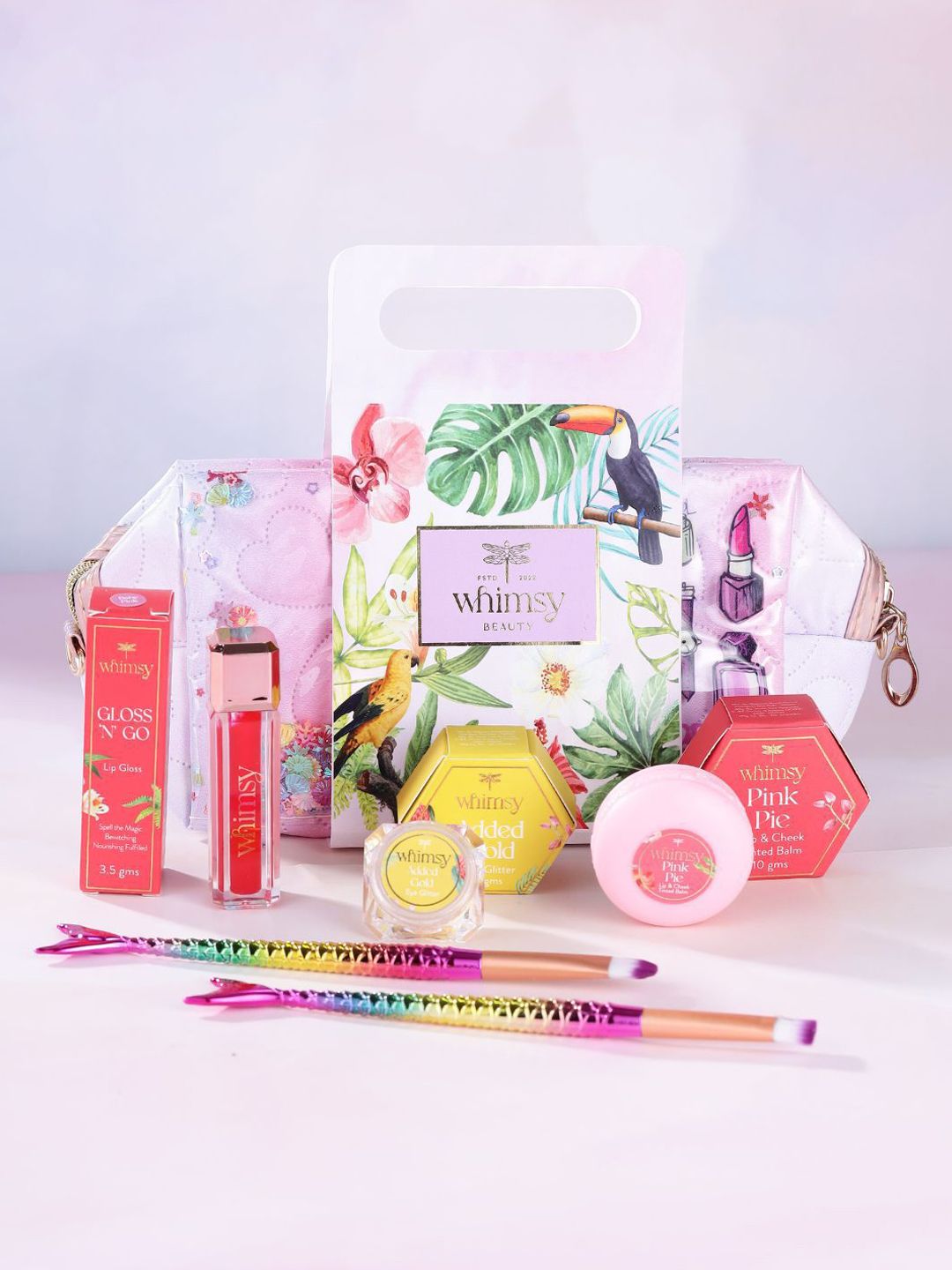 Whimsy Beauty Set Of 4 Safe & Organic Pouch Teen Beauty Makeup Kit-image-18