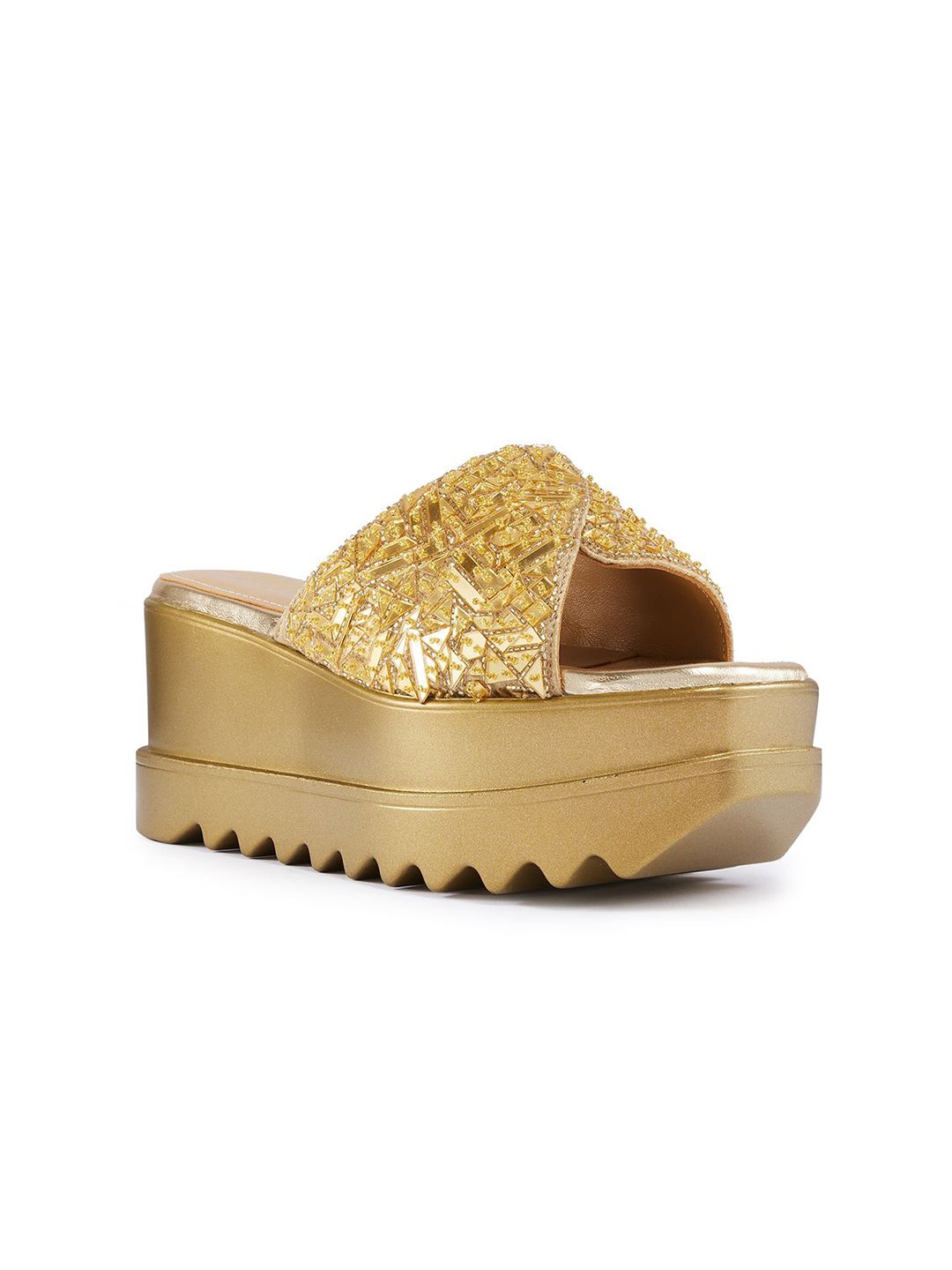 Anaar Women Embellished Wedge Heel Sandal-picture-11