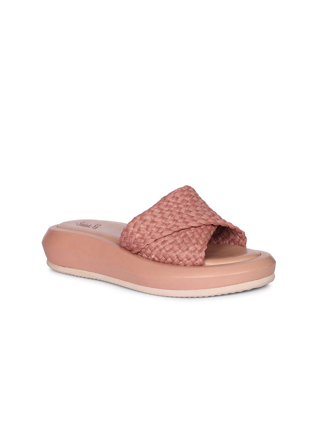 Saint G Leather Flatform Sandals-picture-45
