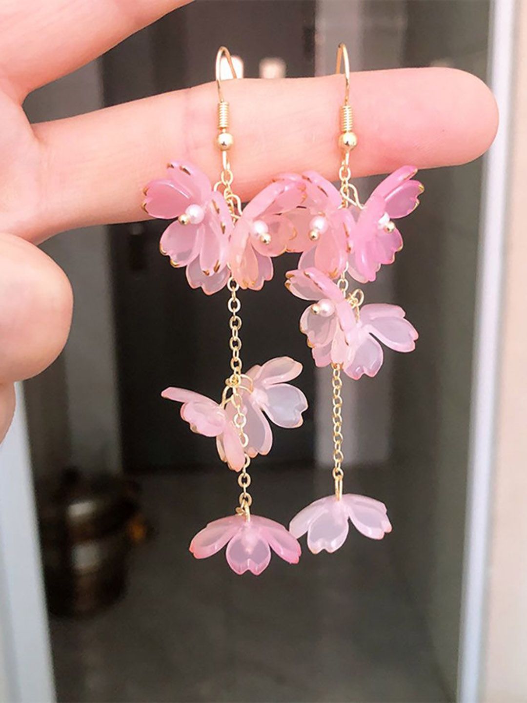 StyleCast x Revolte Floral Drop Earrings-picture-24