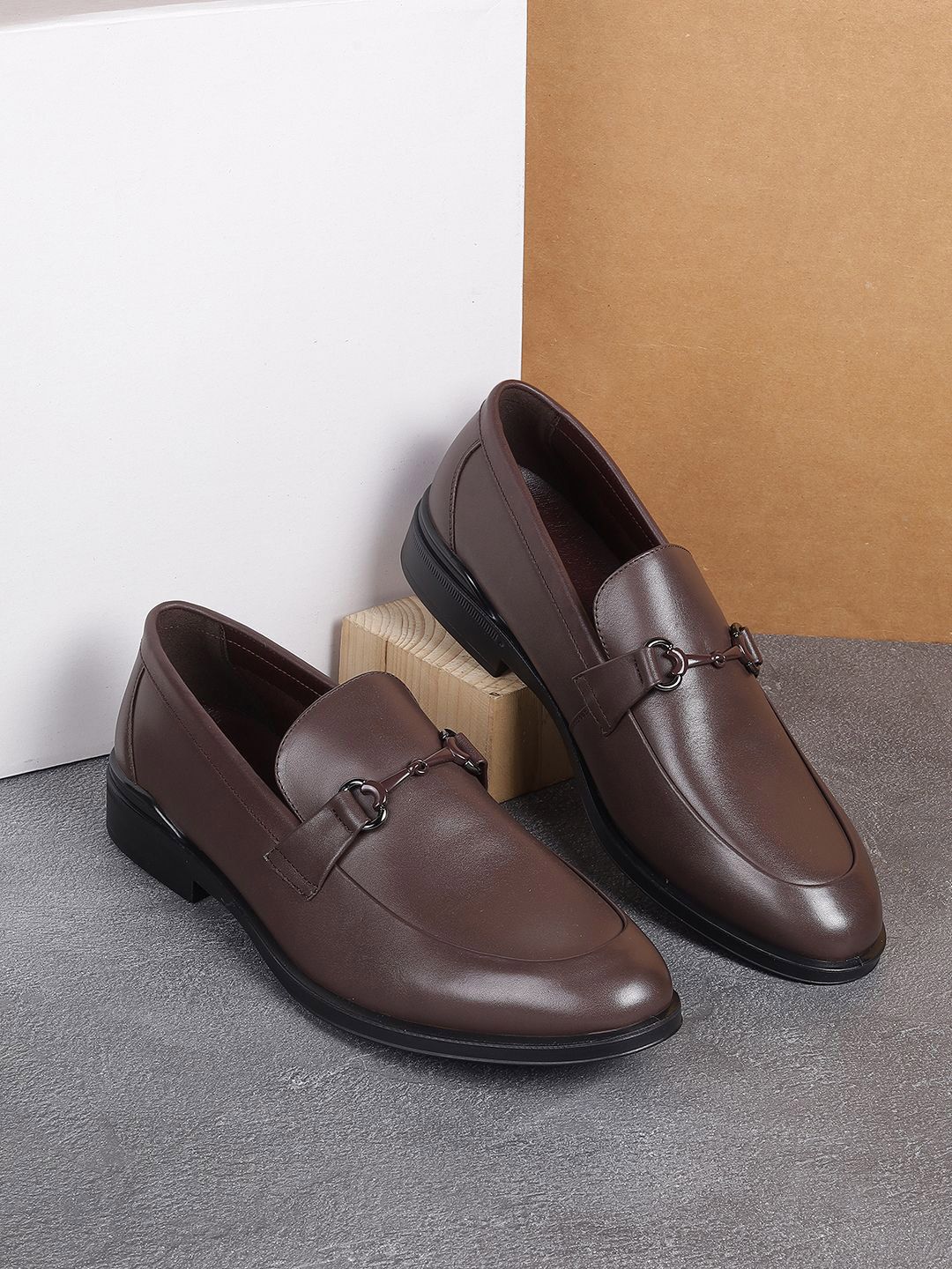J.FONTINI Men Leather Formal Loafers-picture-33
