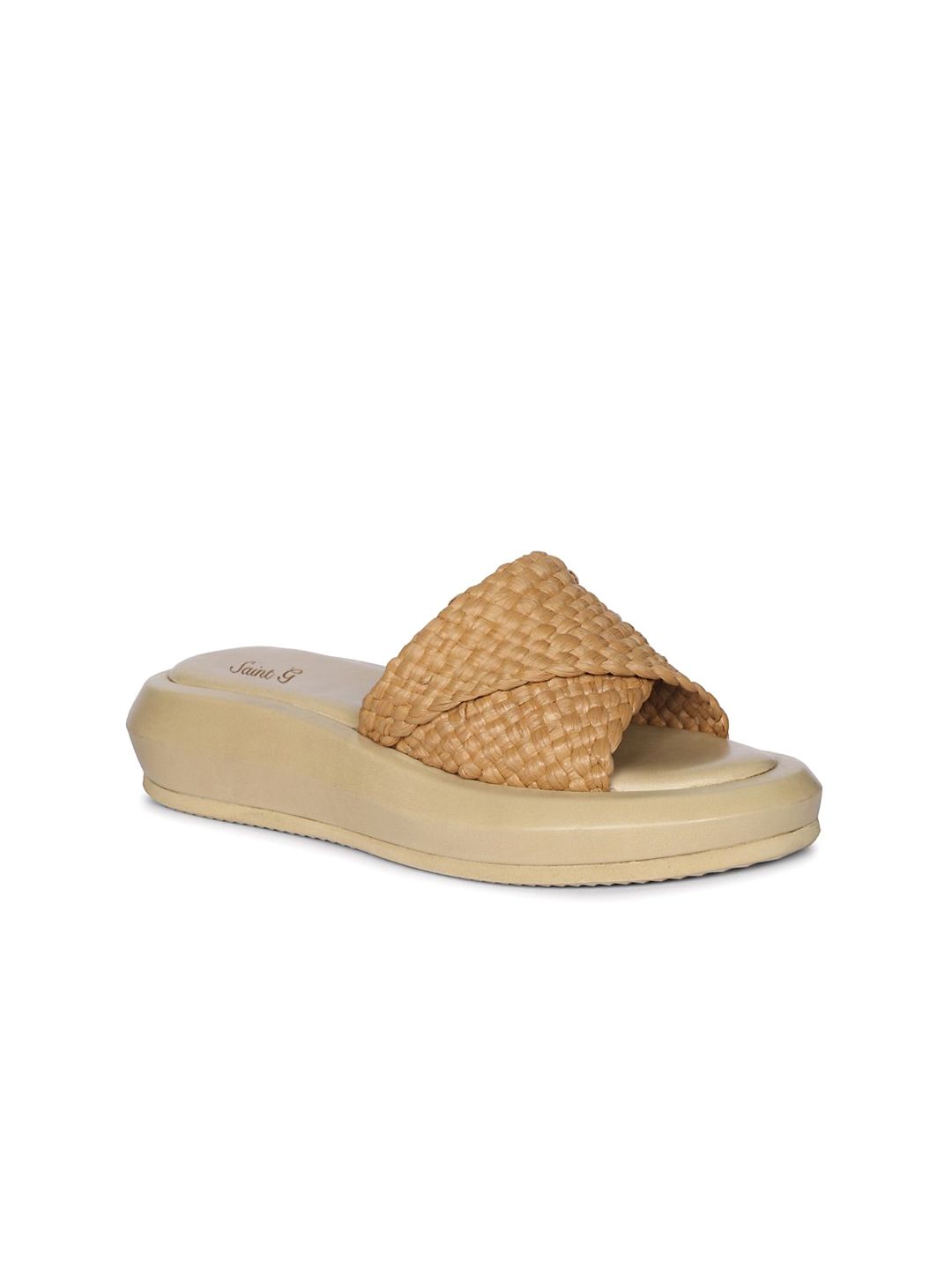 Saint G Leather Flatform Sandals-picture-27