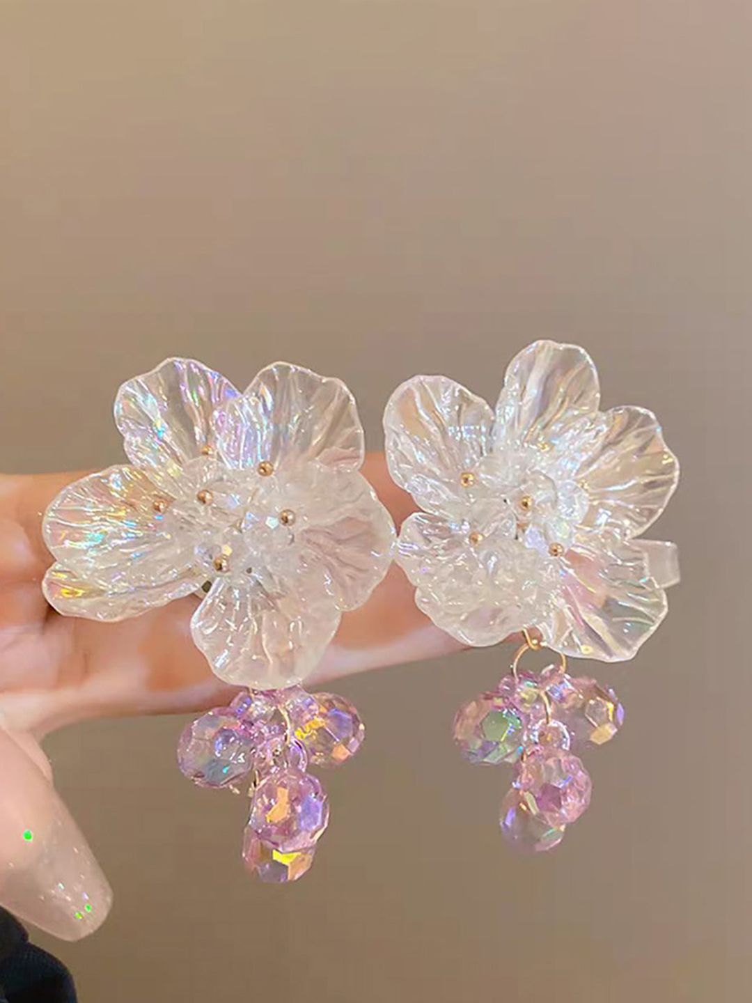 StyleCast x Revolte Floral Drop Earrings-picture-37