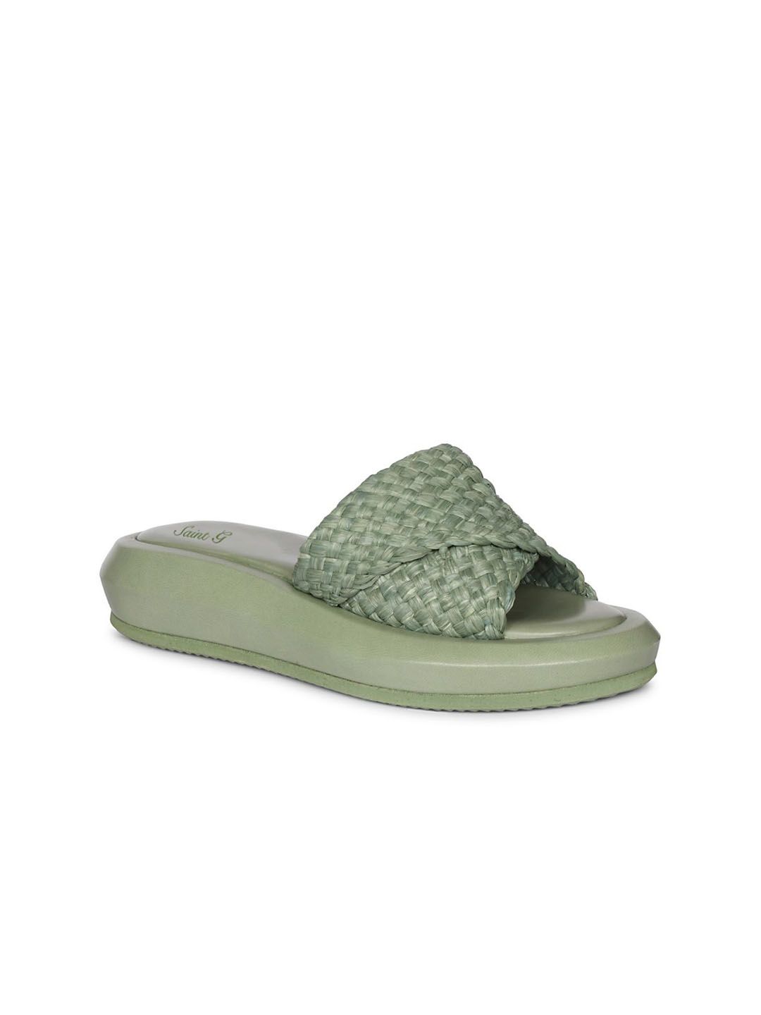 Saint G Leather Flatform Sandals-picture-30