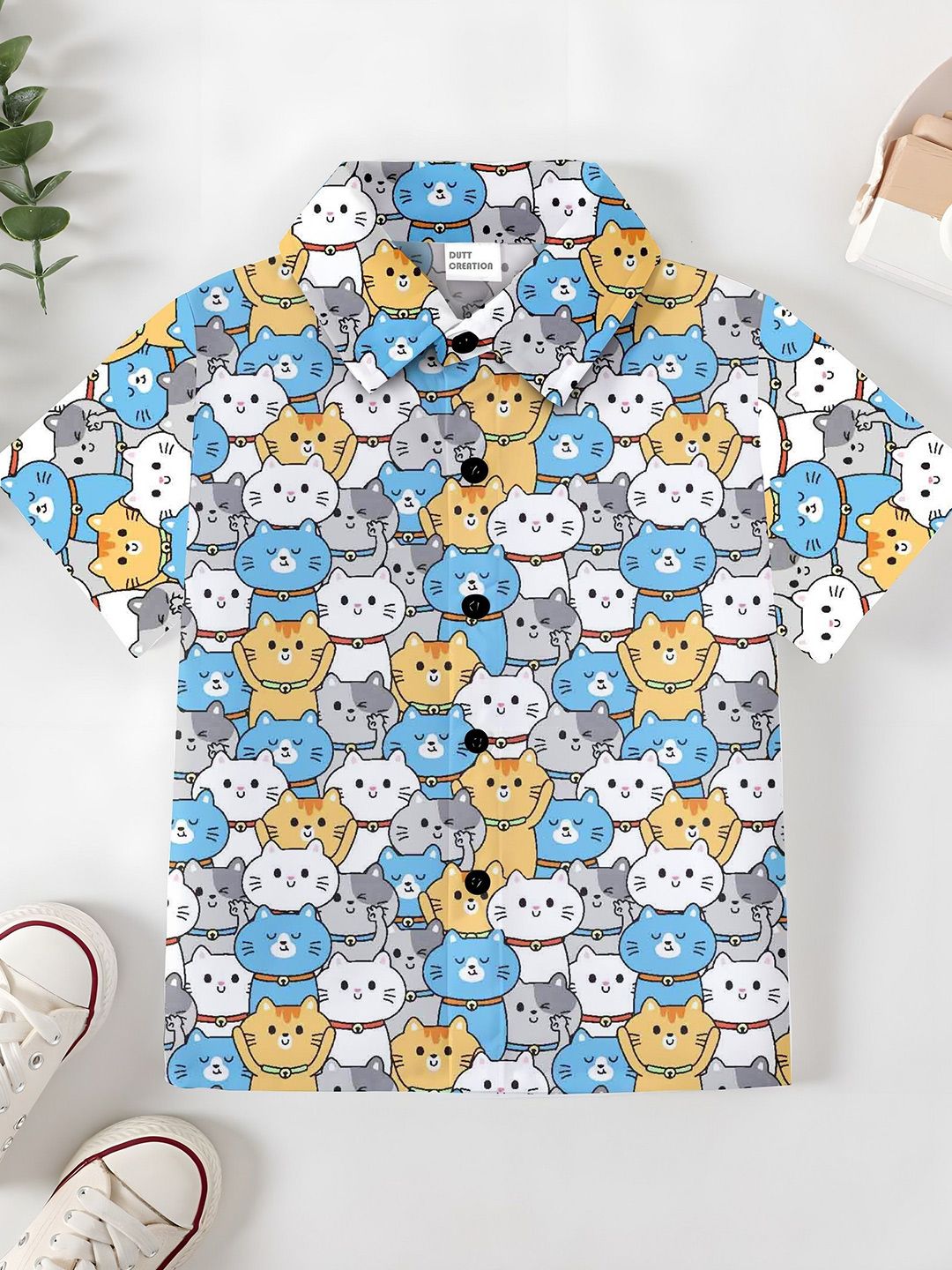 BAESD Boys Classic Floral Opaque Printed Formal Shirt-picture-35