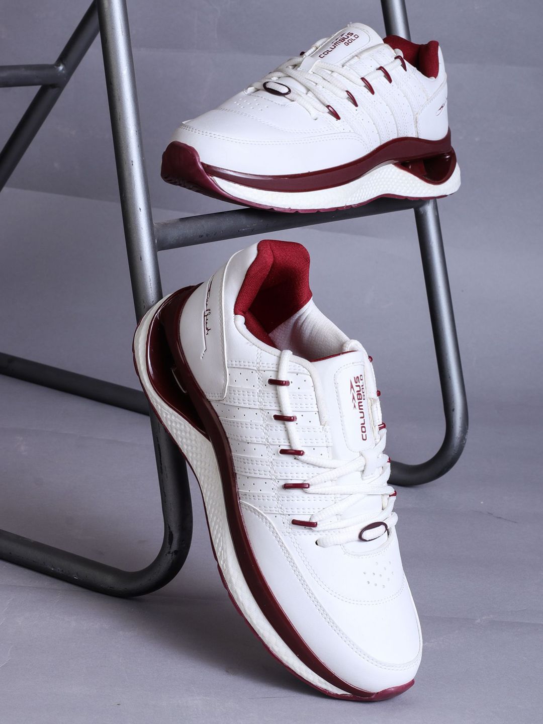 Columbus Men Mesh Running Non-Marking Shoes-picture-10