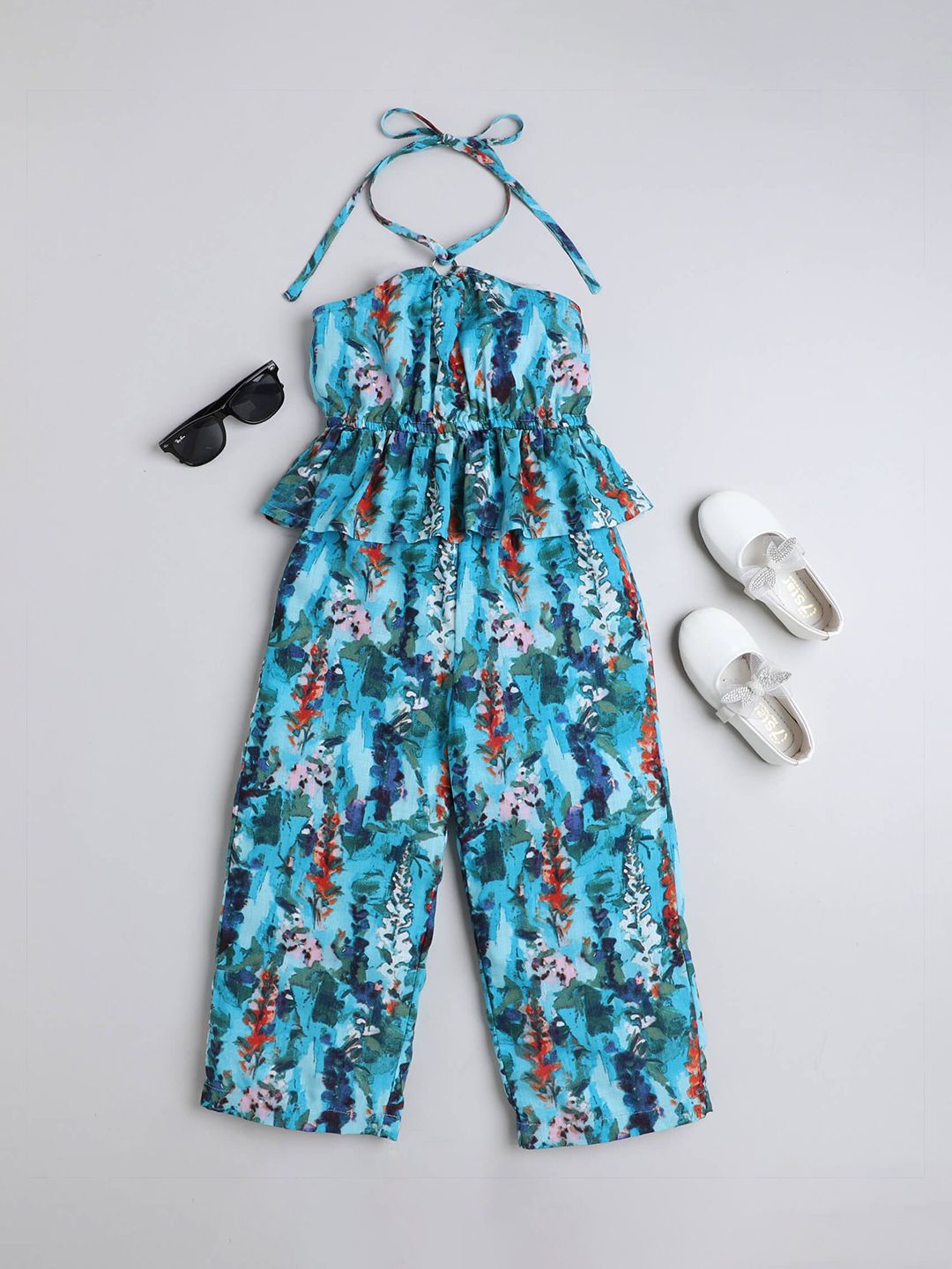 taffykids Girls Printed Top with Trousers-picture-50