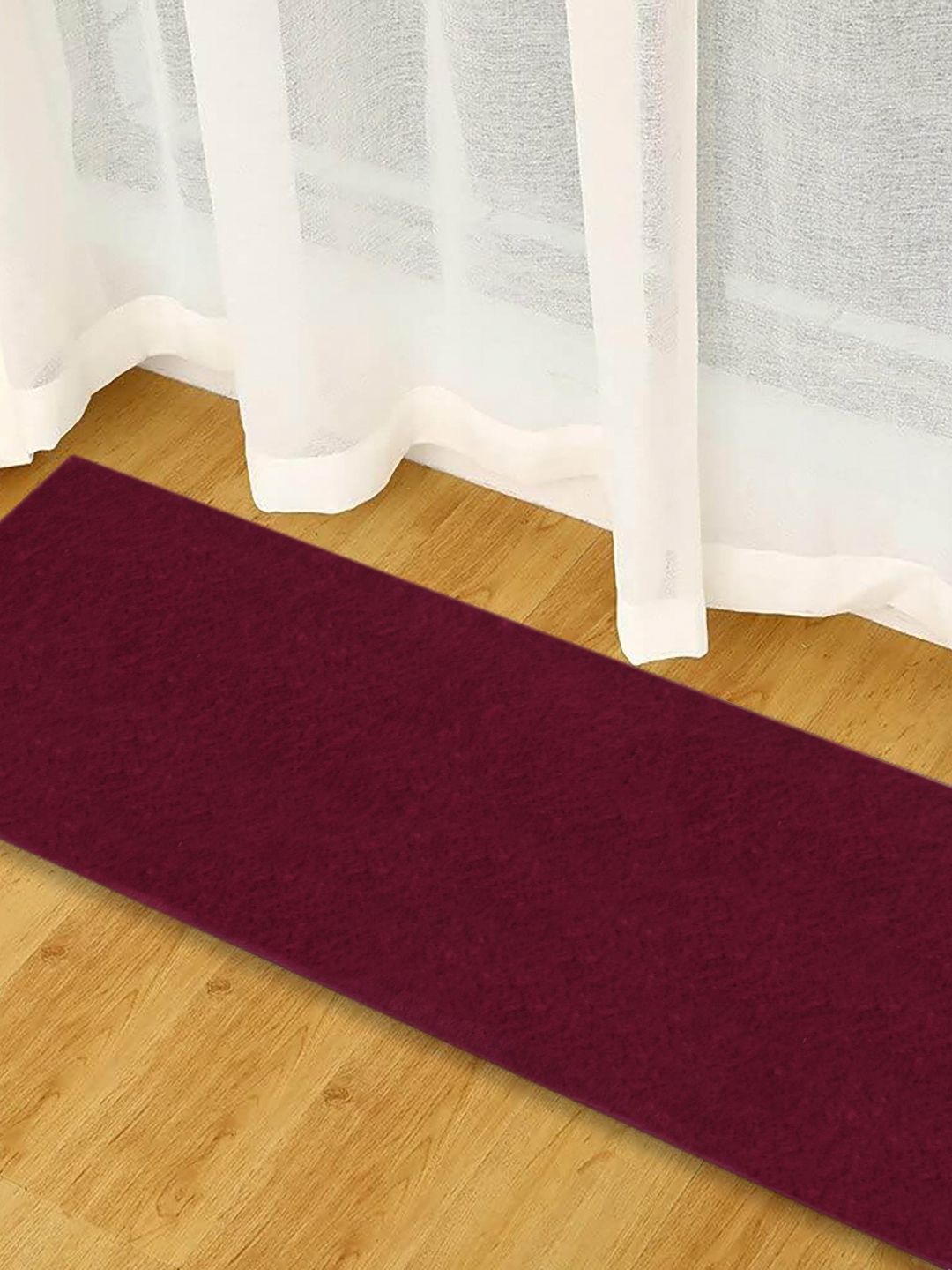 CAZIMO Red Rectangular Anti Skid Doormat-picture-52