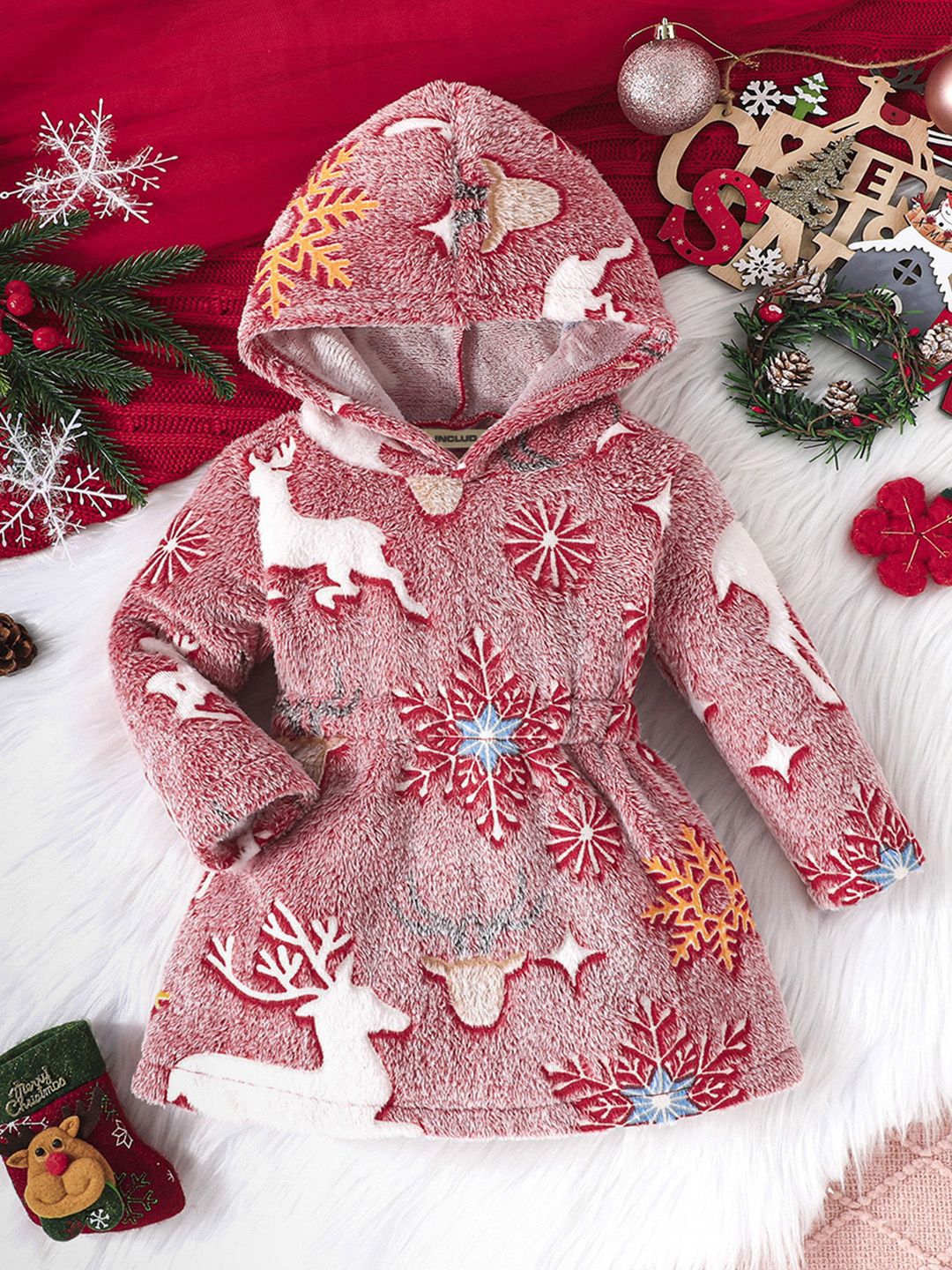 INCLUD Girls Printed Hooded Sweatshirt-picture-37