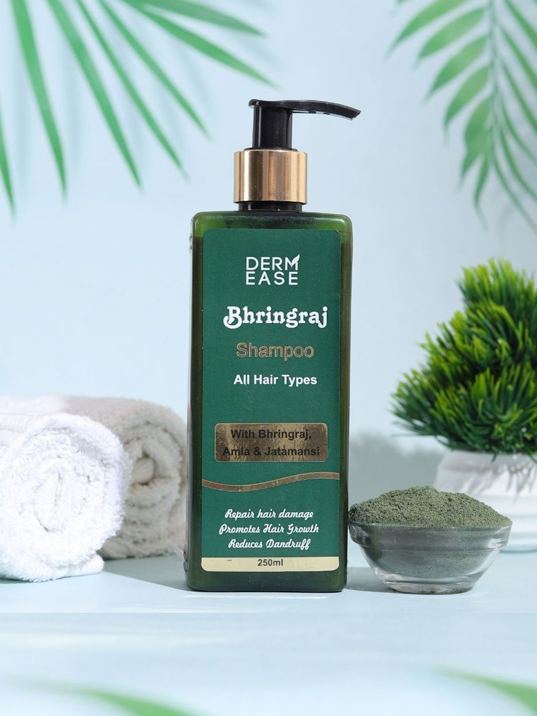 DERMEASE Bhringraj Shampoo With Bhringraj, Amla & Jatamansi- 250 ml-picture-43