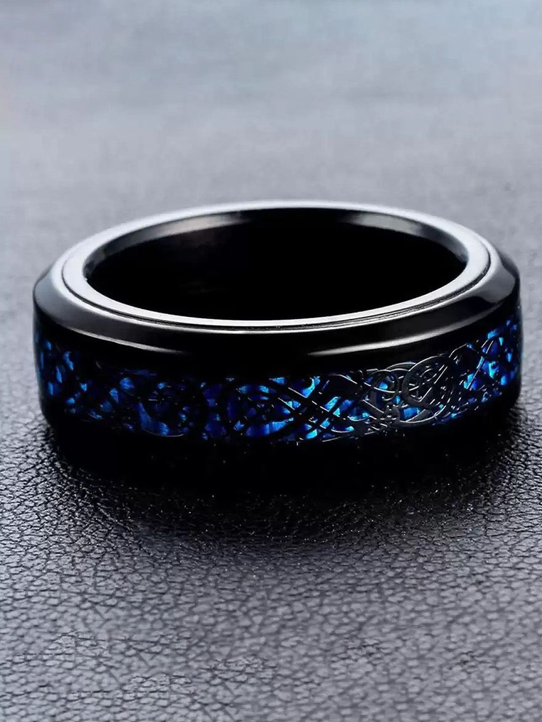 Lila Dragon Design Finger Ring-picture-37