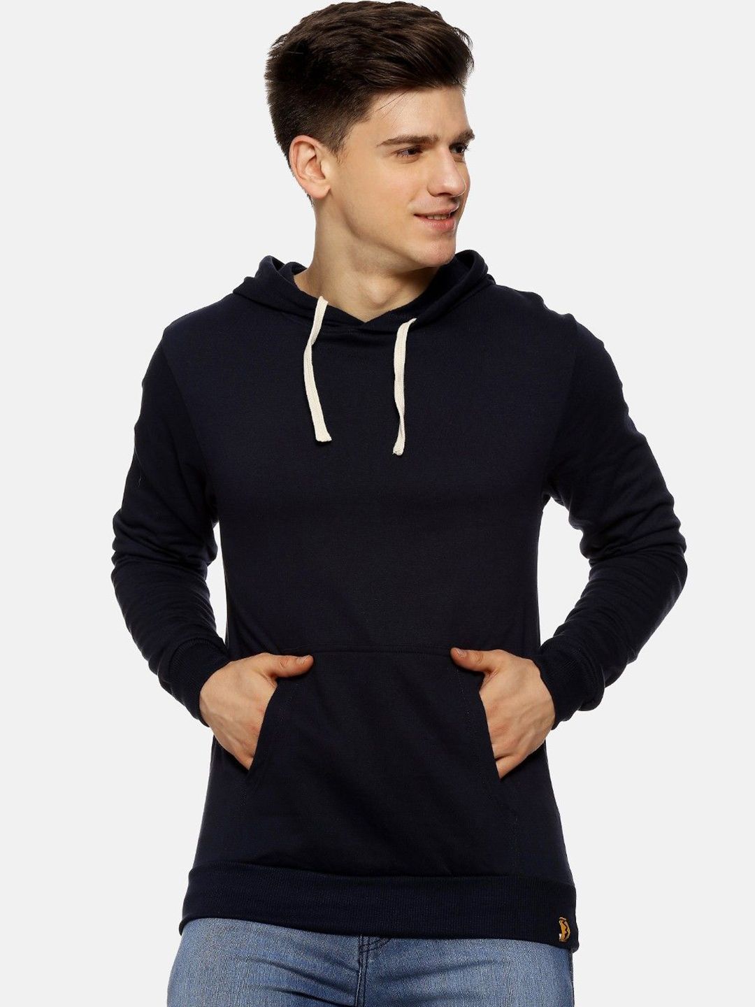 Campus Sutra Men Printed Hooded Sweatshirt-image-42